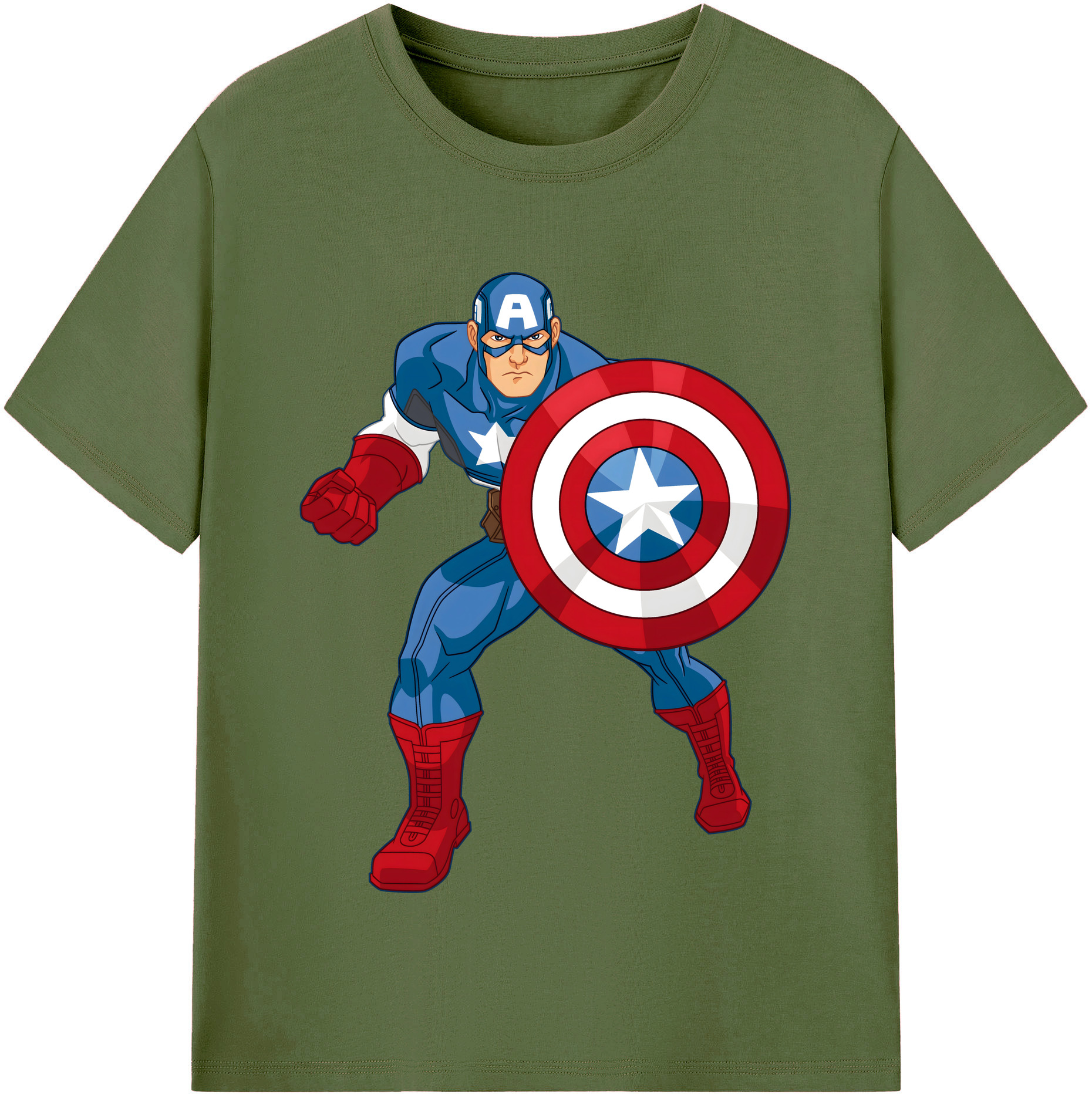 （画像用） アベンジャーズ The Avengers 綿100％半袖Tシャツ（フロントプリント）